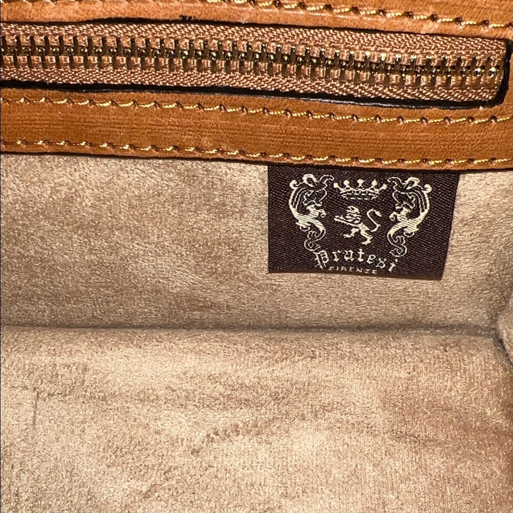 Pratesi Brown Leather Satchel - Picture 5 of 11